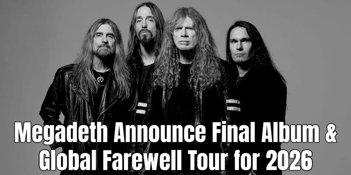 Megadeth объявили о финальном альбоме и мировом прощальном туре на 2026 год